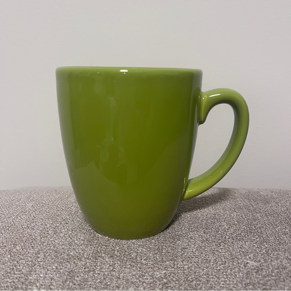 Corelle Stoneware-4” Lime Green Mug Coffee Tea